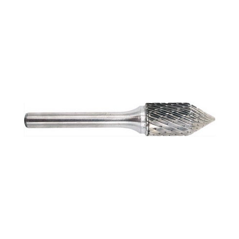Solid Carbide Bur, Cylinder Shape, Taper 60°, Ø 12,7x25mm, Z3